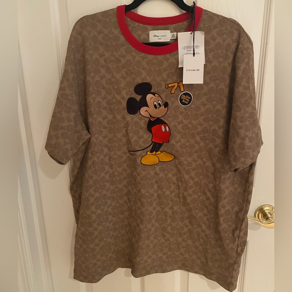 Disney x Coach Mickey shirt
